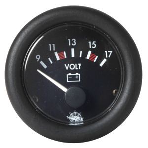 Guardian voltmeter black 10-16 V
